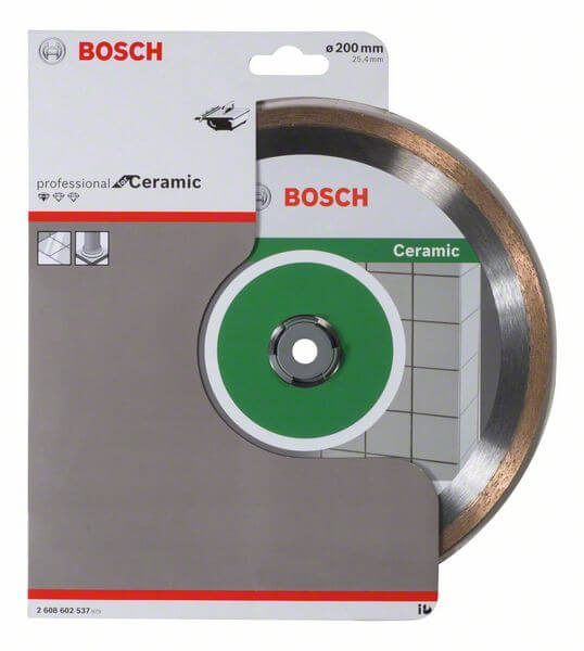 Bosch Diamanttrennscheibe Standard for Ceramic, 200 x 25,40 x 1,6 x 7 mm