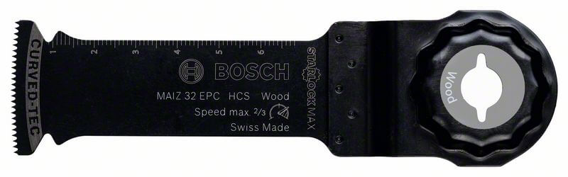 Bosch HCS Tauchsägeblatt MAIZ 32 EPC Wood, 80 x 32 mm, 10er-Pack