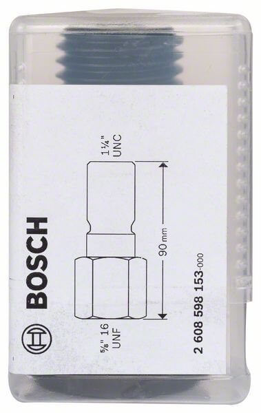 Bosch Adapter f.Diamantbohrkronen Maschinenseite5/8Zoll 16UNF,Kronenseite1 1/4Zoll UNC