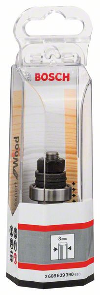 Bosch Schaft für Scheibenfräse mit Führungskugellager, 8 mm, D 22 mm, G 60,3 mm