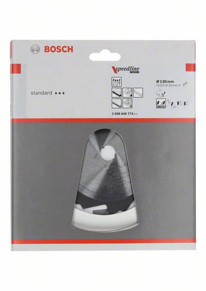 Bosch Kreissägeblatt Speedline Wood, 130 x 16 x 2,0 mm, 9