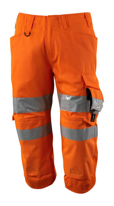 Mascot Dreiviertel-Hose mit Knietaschen Dreiviertel-Hose Größe C68, hi-vis orange