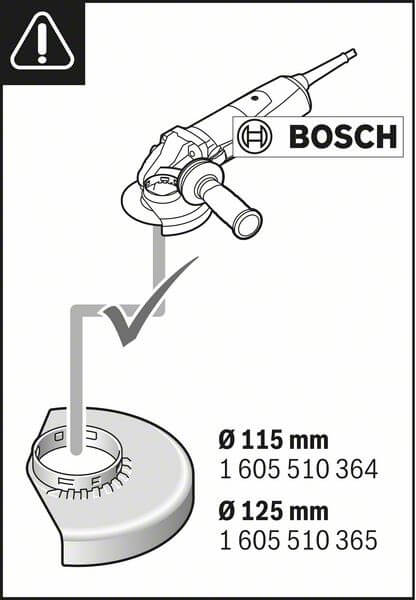 Bosch Absaughaube Full Cover GDE 115/125 FC-T, Systemzubehör