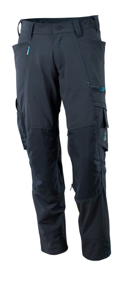 Mascot Hose mit Knietaschen, Stretch, leicht Hose Größe 90C62, schwarzblau