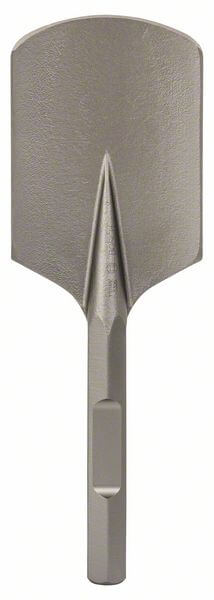 Bosch Spatmeißel mit 28-mm-Sechskantaufnahme, abgerundet, 400 x 135 mm
