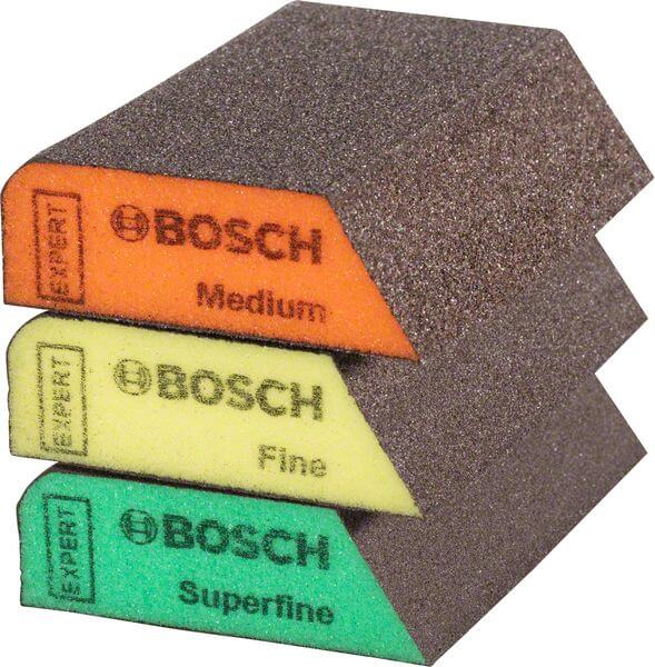 Bosch EXPERT S470 Combi Block, 69 x 97 x 26 mm, M, F, SF, 3-tlg.. Für Handschleifen