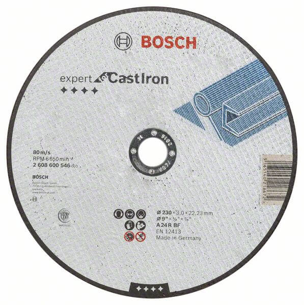Bosch Trennscheibe gerade Expert for Cast Iron AS 24 R BF, 230 mm x 3 mm