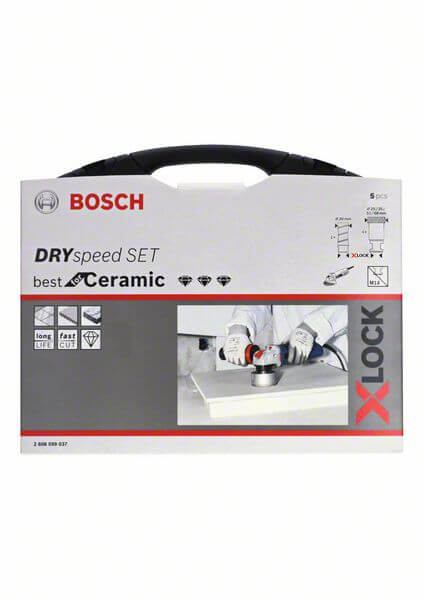 Bosch X-LOCK DrySpeed Set, 20/25/35/51/68 mm