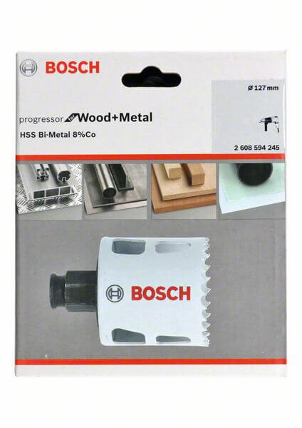 Bosch Lochsäge Progressor for Wood and Metal, 127 mm