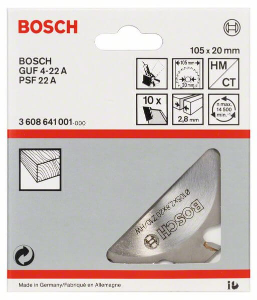Bosch Blattschneider, 10, 20 mm, 2,8 mm