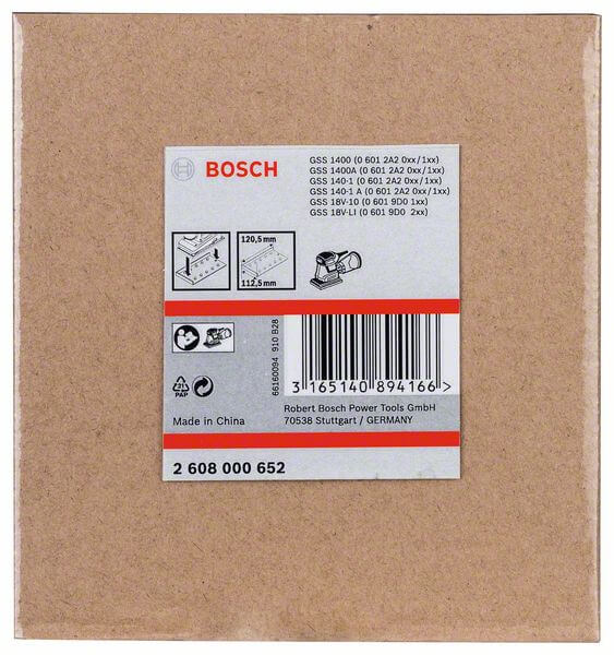 Bosch Lochwerkzeug für ungelochte Schleifblätter