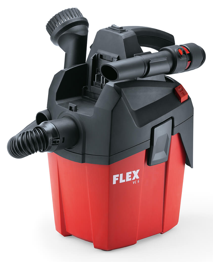 Flex Kompakt Sauger mit manueller Filterabreinigung, 6 l, Klasse L