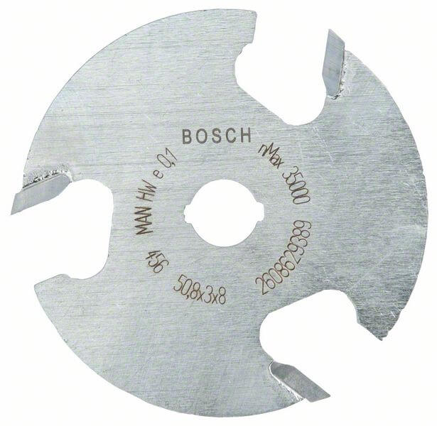 Bosch Scheibennutfräser Expert for Wood, 8 mm, D1 50,8 mm, L 3 mm, G 8 mm