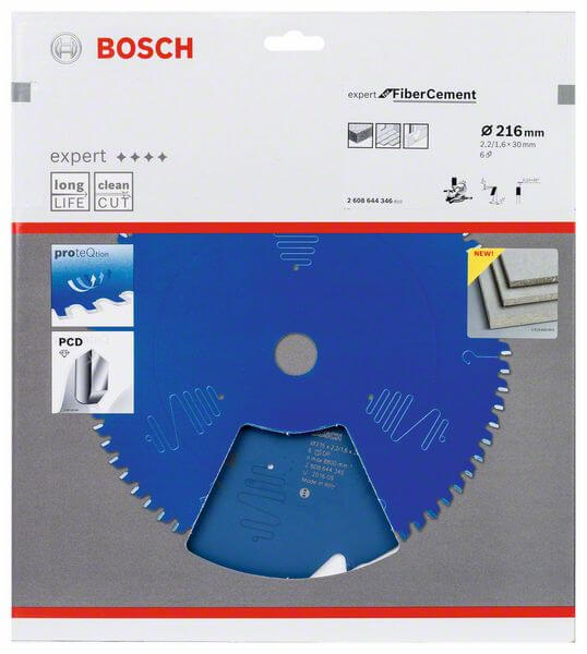 Bosch Kreissägeblatt Expert for Fibre Cement, 216 x 30 x 2,2 mm, 6