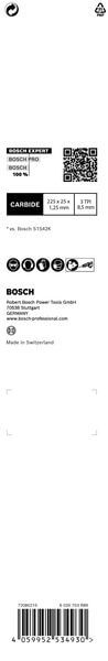 Bosch EXPERT ‘Tough Wood’ S 1142 KHM Säbelsägeblatt, 1 Stück. Für Säbelsägen