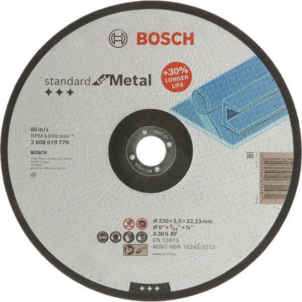 Bosch Standard for Metal Trennscheibe gekröpft, 230 mm