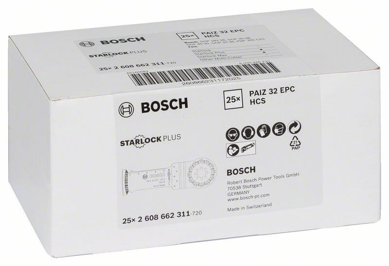 Bosch HCS Tauchsägeblatt PAIZ 32 EPC Wood, 60 x 32 mm