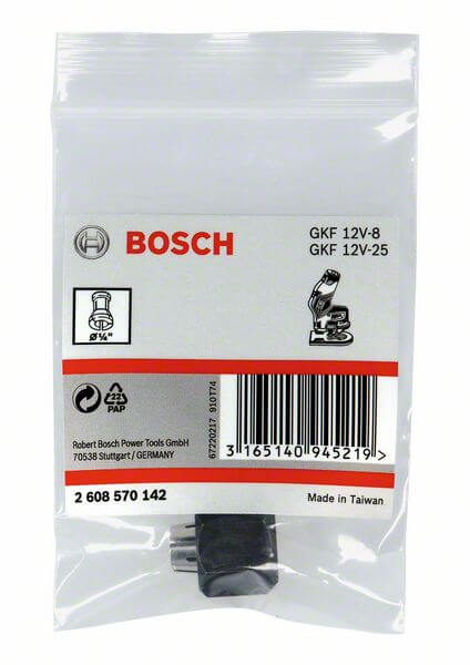 Bosch Spannzange 1/4 Zoll mit Überwurfmutter, passend zu: GGS