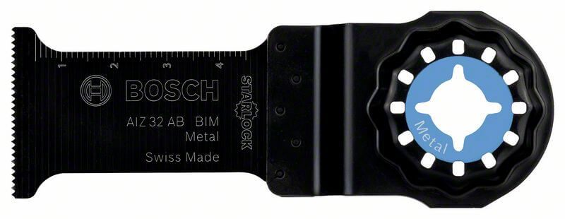 Bosch BIM Tauchsägeblatt AIZ 32 AB, Metal, 50 x 32 mm, 10er-Pack