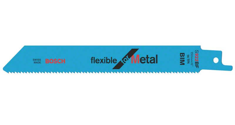 Bosch Säbelsägeblatt S 922 BF, Flexible for Metal, 2er-Pack