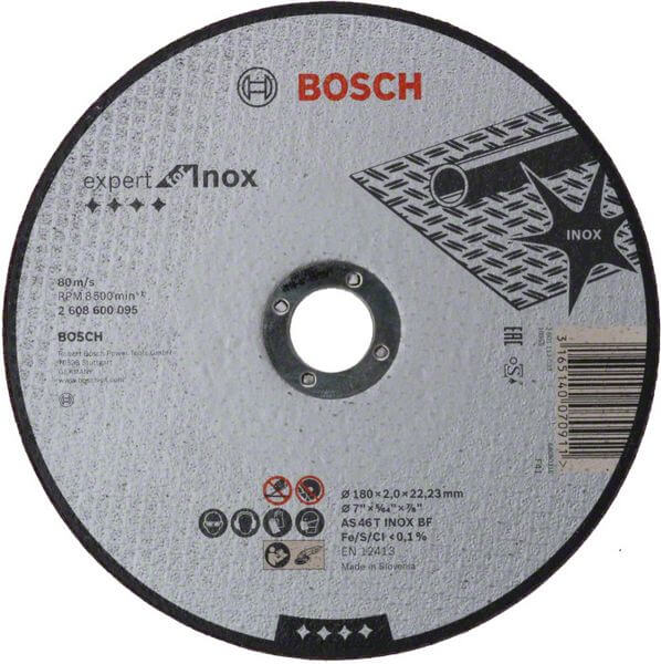 Bosch Trennscheibe gerade Expert for Inox AS 46 T INOX BF, 180 mm, 2 mm
