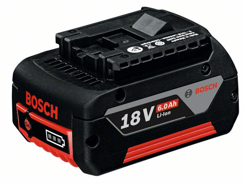 Bosch Einschubakkupack 18 Volt Heavy Duty (HD), 6.0 Ah Li-Ion, GBA