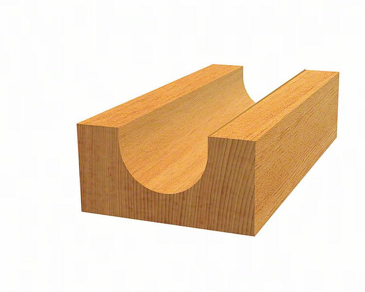 Bosch Hohlkehlfräser Expert for Wood, 8 mm, R1 3 mm, D 6 mm, L 12,7 mm, G 50,8 mm