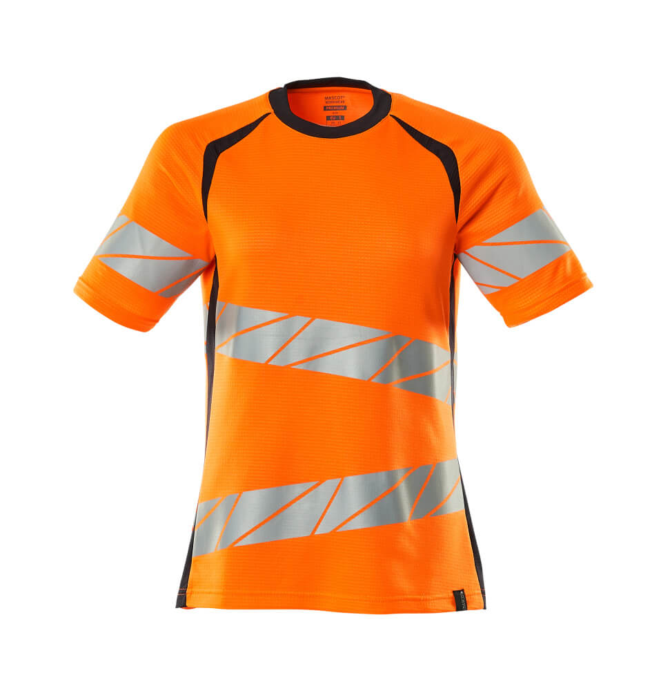 Mascot T-Shirt, Damenpassform T-shirt Größe XS ONE, hi-vis orange/schwarzblau