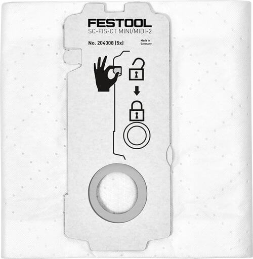 Festool SELFCLEAN Filtersack SC-FIS-CT MINI/MIDI-2/5/CT15