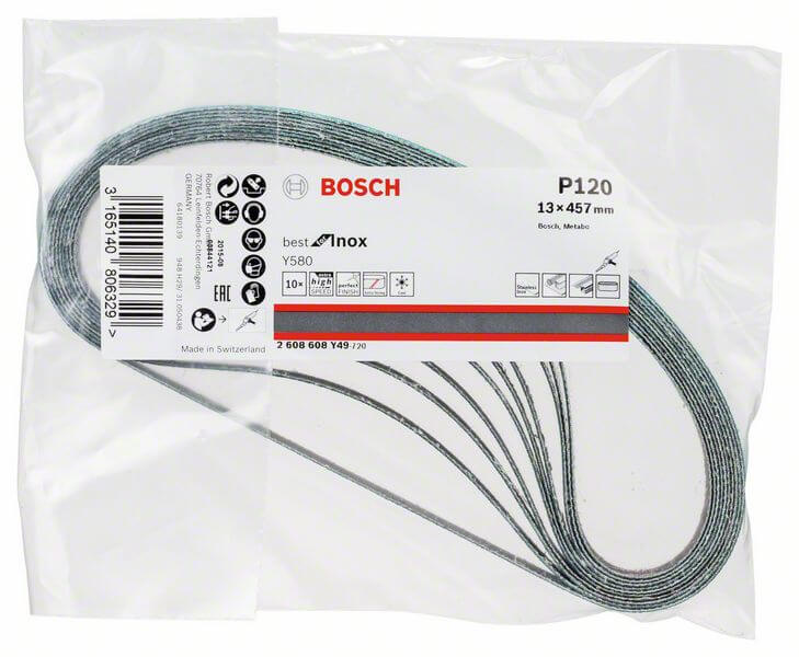 Bosch Schleifband Y580 Best for Inox, 13 x 457 mm, 120