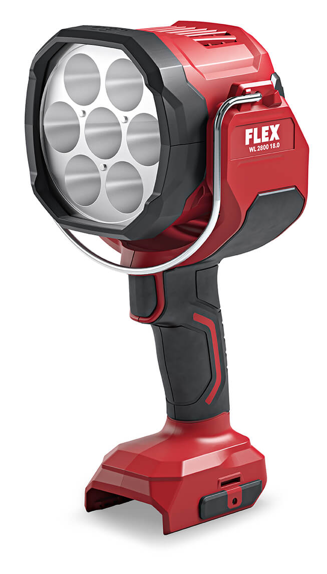 Flex Akku-Flutlicht Handlampe 12,0 / 18,0 V