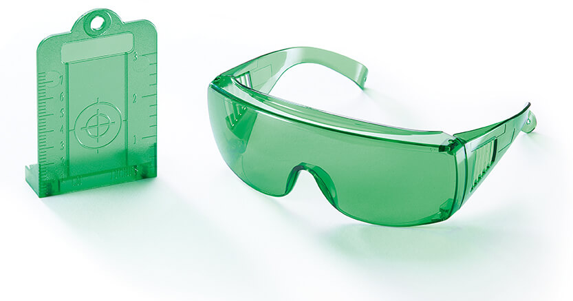 Flex Laser Zieltafel und Sichtbrille, grün