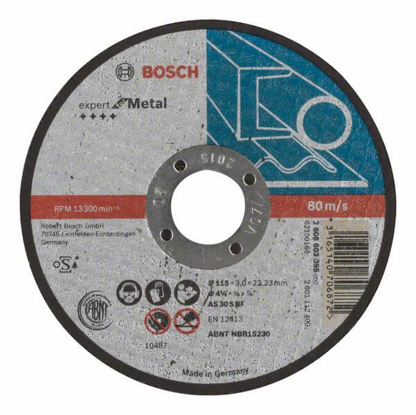 Bosch Trennscheibe gerade Expert for Metal AS 30 S BF, 115 mm, 3,0 mm