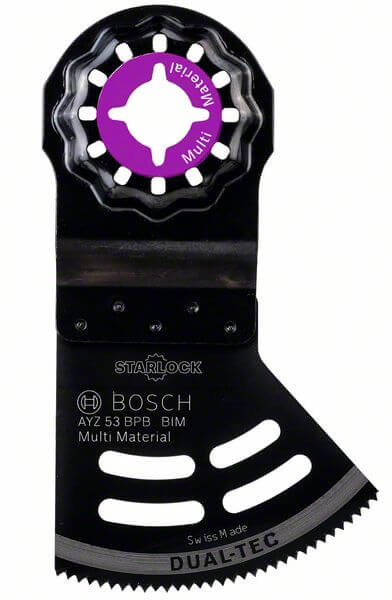 Bosch Starlock Dual-Tec-Sägeblatt AYZ 53 BPB, 40 x 53 mm