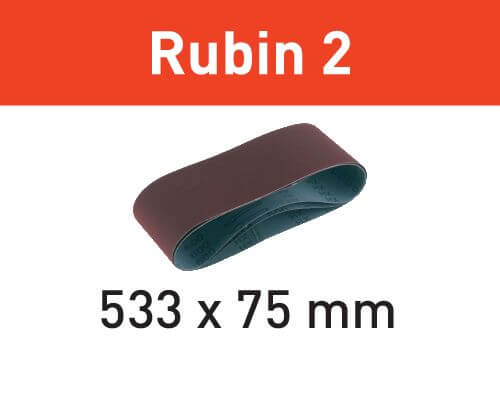 Festool Schleifband L533X 75-P150 RU2/10 Rubin 2