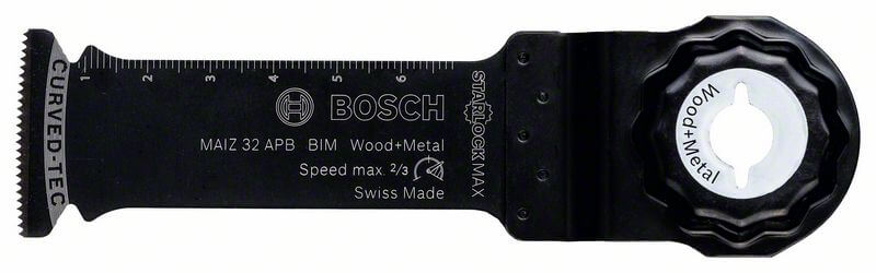 Bosch BIM Tauchsägeblatt MAIZ 32 APB, Wood and Metal, 80 x 32 mm