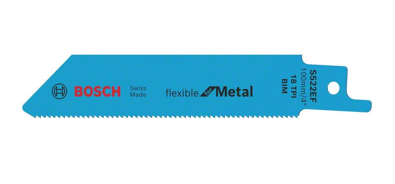 Bosch Säbelsägeblatt S 522 EF, Flexible for Metal, 2er-Pack