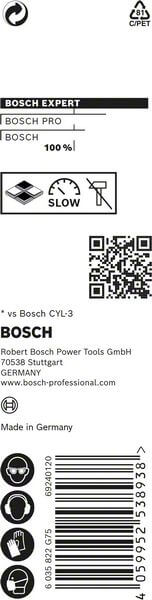 Bosch EXPERT CYL-9 MultiConstruction Bohrer, 3 x 40 x 70 mm, d 2,8 mm