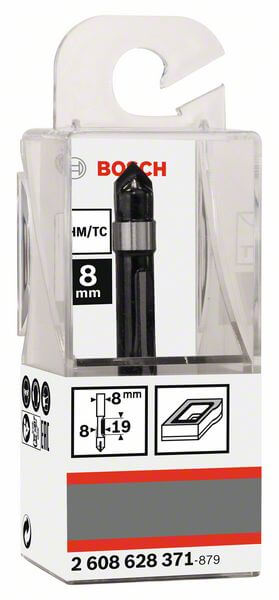 Bosch Kopierfräser, 8 mm, D1 8 mm, L 19 mm, G 66 mm