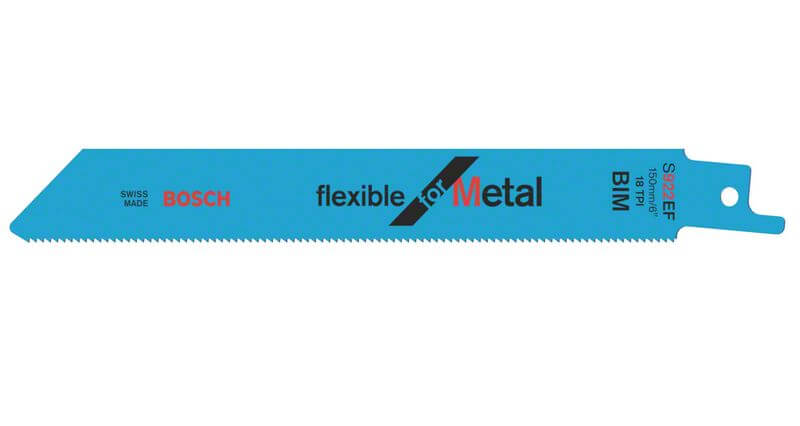 Bosch Säbelsägeblatt S 922 EF, Flexible for Metal, 2er-Pack