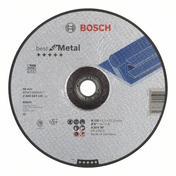 Bosch Trennscheibe gekröpft Best for Metal A 30 V BF, 230 mm, 2,5 mm